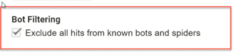 Analytics-bot-filtering