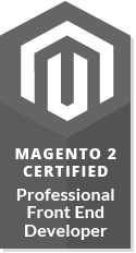 Magento 2 Certified Professional Front End Developer Badge