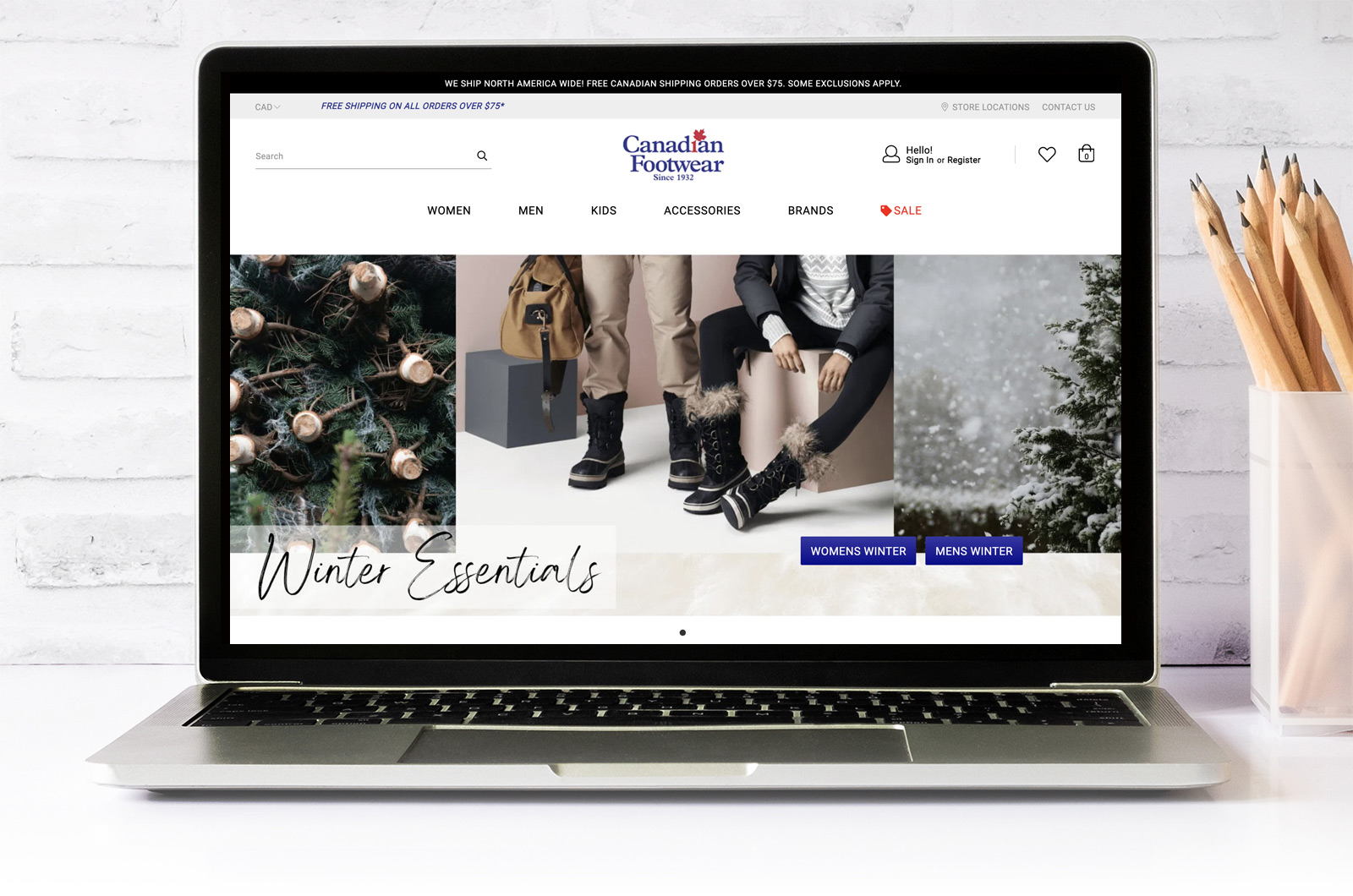 Canadian Footwear Ecommerce Services